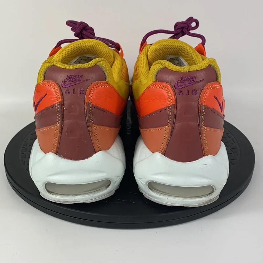 Nike Air Max 95 ‘Nike By You’ Yellow/Orange/White CW2188-991 Men’s Size 10.5 - Picture 6 of 12